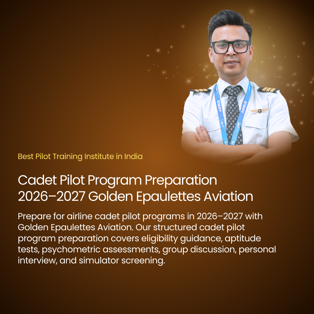 Cadet Pilot Program Preparation 2026–2027 | Golden Epaulettes Aviation